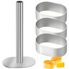3Pcs Polvoron-Molder-Filipino Cookie Press Shortbread Polvoron Mold 2.5in Stainless Steel