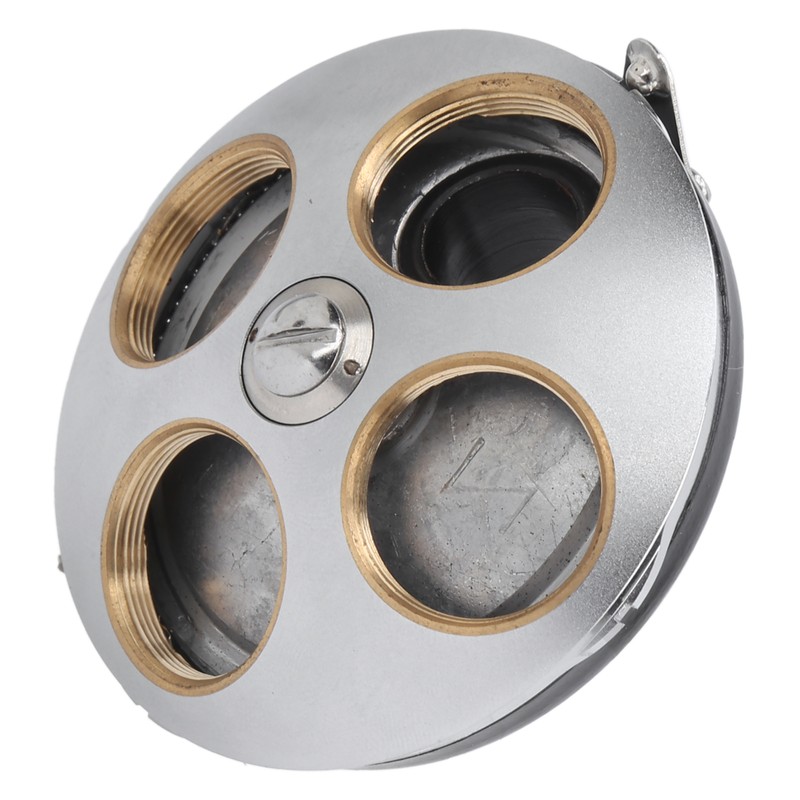 RMS 4‑Hole Objective Lens Adapter Revolving Nosepiece Biological Microscope Accessory