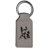 Boxer Keyring | Boxer Keychain | Dog Gifts (Gray)