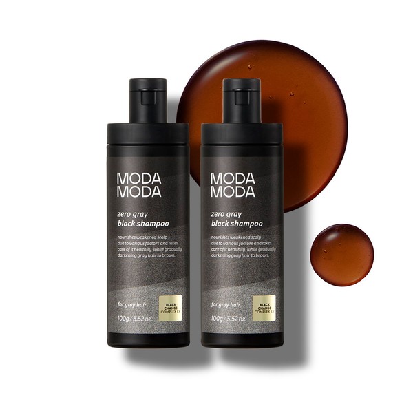Modamoda [Head office official] Zero gray black shampoo 100g 2