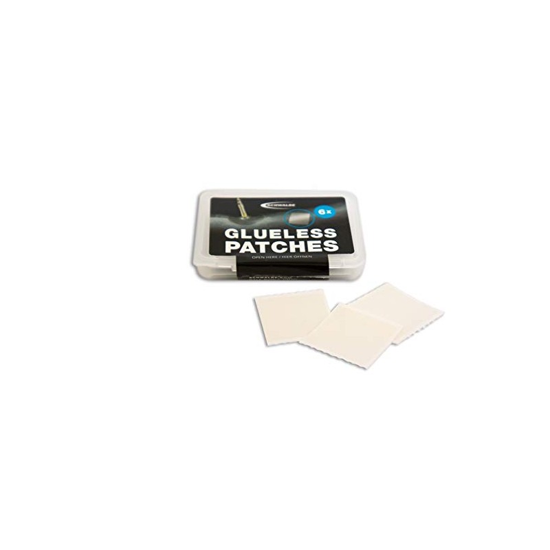 Cicli Bonin Unisex Schwalbe Glueless Tube Patches, White, One Size