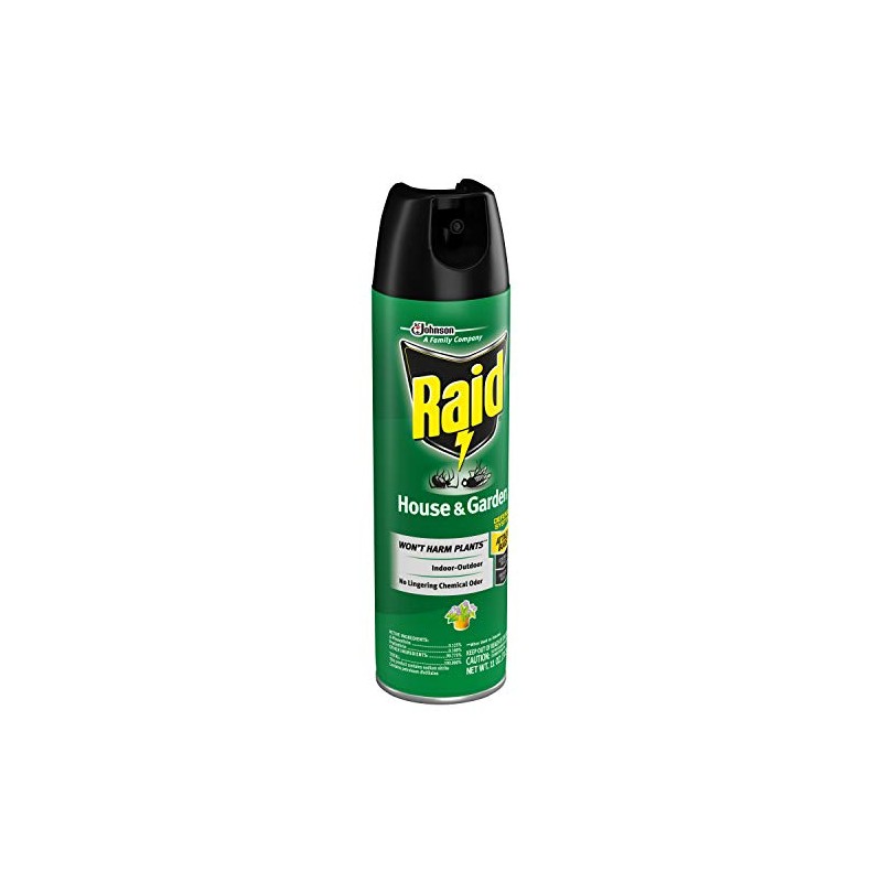 Raid House & Garden I, Indoor & Outdoor Insecticide Spray,