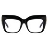 PEYEOISD Oversized Thick Reading Glasses 2.5 Women, Extra Large Bule