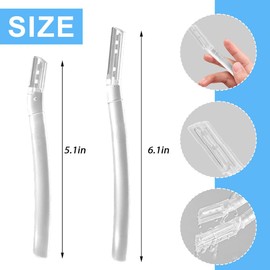 OHREN 3-teiliges professionelles Augenbrauen-Werkzeugset für Frauen, Gesichts-, Zotten-, Gesichts- und Brauenhaarentfernung, sanfte Hautpeelingklingen