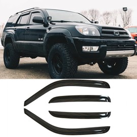 STARTSHIP 94924 Side Window Wind Vent Deflector,4pc Outside Mount Style Nice Sun Rain Guards Set,Window Visors fit for 2003-2009 Toyota 4Runner (N210)