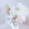 FWSA WRAPS Korean Flower Wrapping Mesh Paper White Pearl Edge