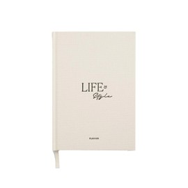 LIFE&Style Planner by Leonie Hanne, Daily Lifestyle Journal for Gratitude, Work, and Wellness with Reflective Prompts, Weekly Goal Planning, Style Insights, 90-Day Planner, Undated (Off-White)