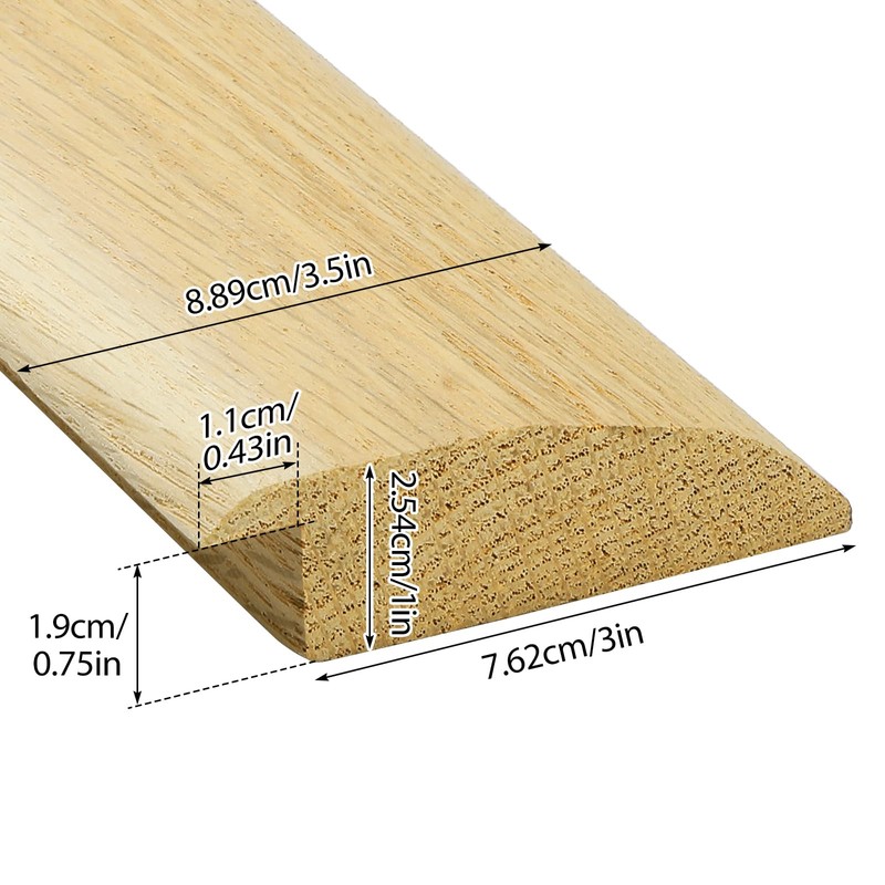 Kigley Solid Red Oak Interior Threshold Wood Oak Threshold Transition