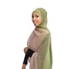 Shimmery Two Tone Hijab - Color: Mint/Pink