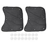 2 Pcs Semi Truck Window Sun Shades, Mesh Side Window