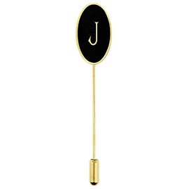 PinMart Letter J Lapel Stick Pin