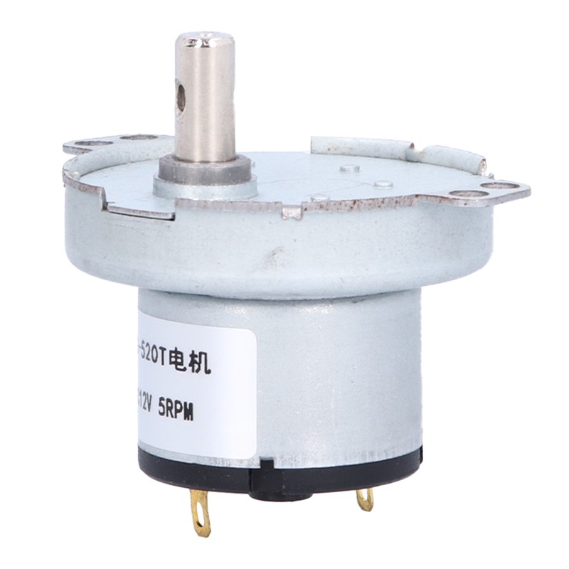 JS‑520T Synchronous Motor Durable DC 12V 5RPM Gear Motor for
