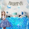 PHOGARY 2 Pcs Iridescent Ocean Wave Tablecloths, Sea Ocean Tablecloth