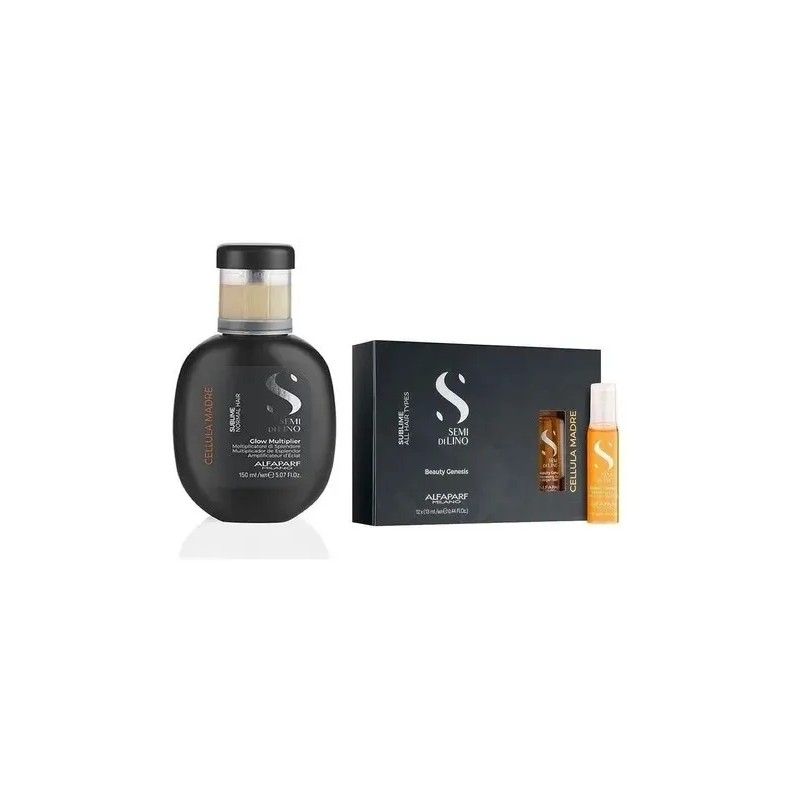 Celulas Madre Alfaparf Glow Multiplier Ampolletas+multiplier