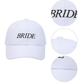 SFBSFL Bride Baseball Hat,Hen Party Bride Hats,Bachelorette Party Baseball Cap,Bride to Be Gift,Bridesmaid Cute Hat,Engagement Party Supplies White