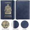 WALNEW RFID Blocking Passport Holder Wallet Cover Case