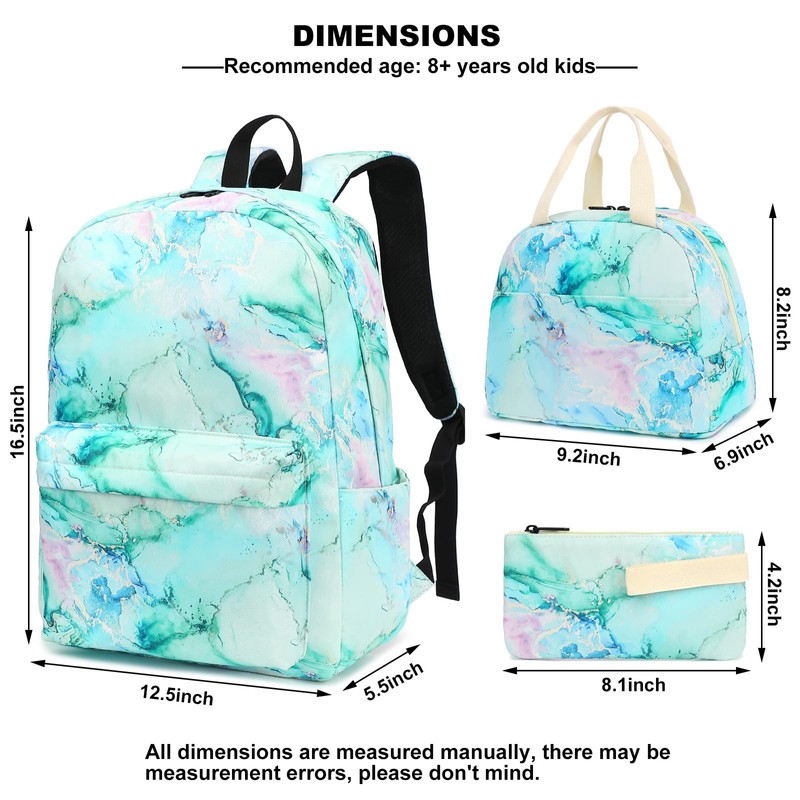 Esfoxes School Backpack for Girls, Kids Teens School Bags Bookbags
