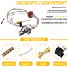 LP Thermopile Senor Component for Pilot Burner Assembly Replace SP20824,