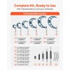 6 PCS Machinist Micrometer Set 0-1"/1-2"/2-3"/3-4"/4-5"/5-6" Professional with 0.0001 Precision