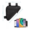 Unbranded Bicycle Triangle Bag Waterproof Bicycle Frame Front Tube Pouch