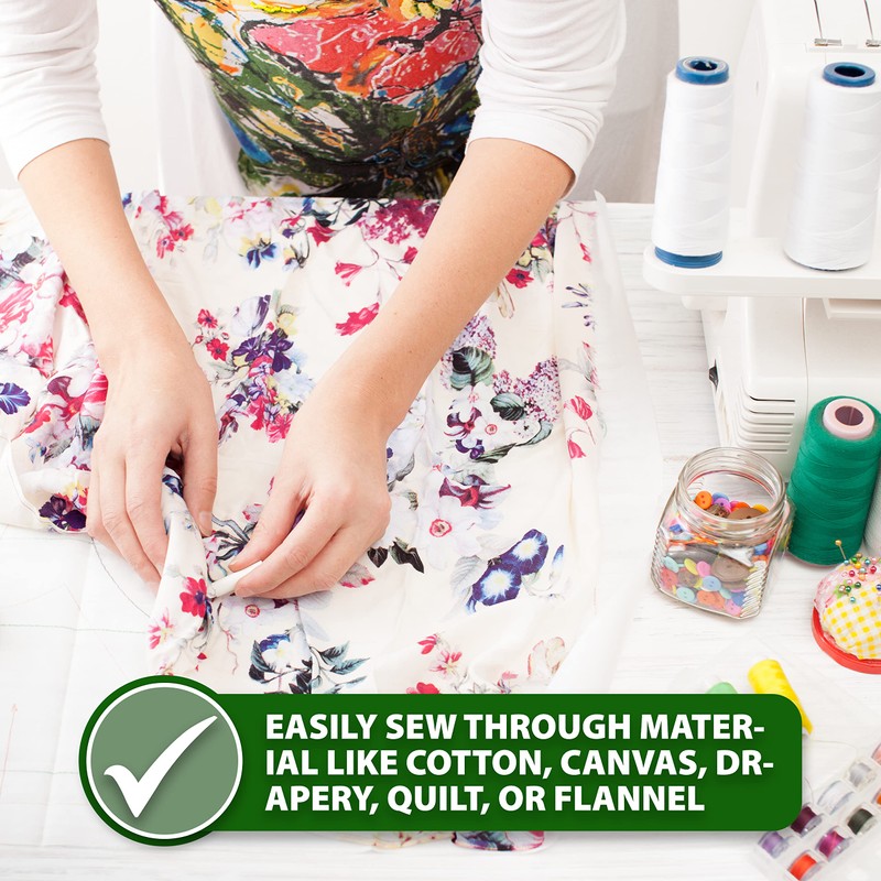 Mandala Crafts All Purpose Polyester Sewing Thread for Serger Overlock