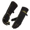 iuhkjnuh Fireplace Gloves Fire Heat Resistant: Fireproof Leather for Fireplace