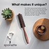 Spornette Deville Round Brush, 1 1/2 Inch Boar Bristle Hair