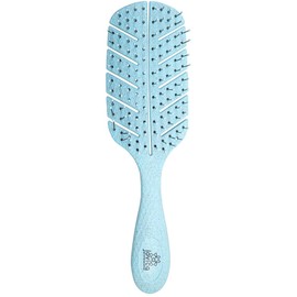 Jovica Detangling Hair Brush for Women Men and Children – Straight Curly Wet and Dry Hair – Leaf Shape (Blue)