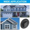 PATIKIL 3" Round Air Vent Cover, 2pcs 304 Stainless Steel