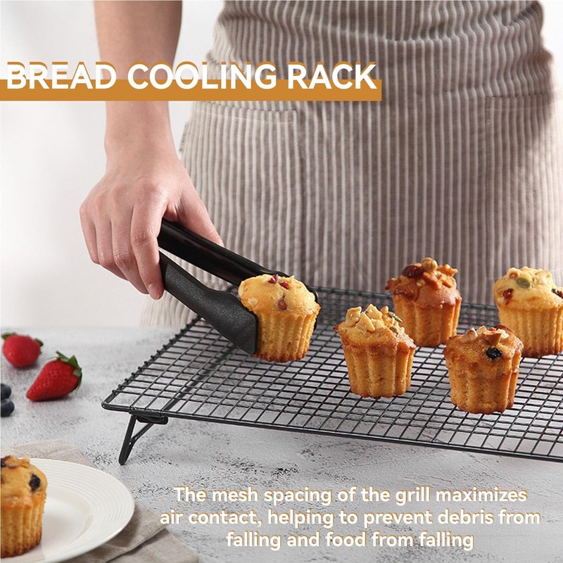 Cooling Rack, 16.9x11in Cooling Rack with Collapsible Folding Legs Iron