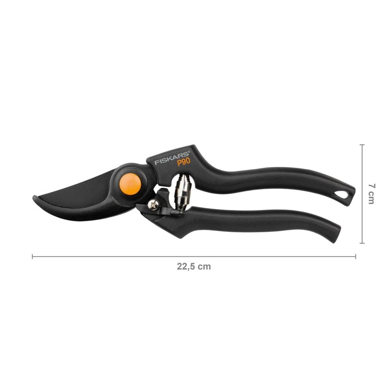 Fiskars Pro Pruner P90, Cutting diameter: 2.6 cm, Steel blades
