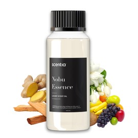 Scentia Nobu Hotel Fragrance Oil 120 ml | Nobu Essence Oil for Natural Aroma | Cold Air Diffuser Oil for Home & Candle Making | Aromatherapy Essential Oil 120ml