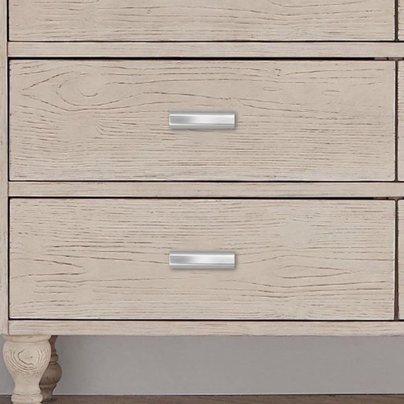 POVEFONK 10 Pack Brushed Satin Nickel Kitchen Cabinet Knobs Solid