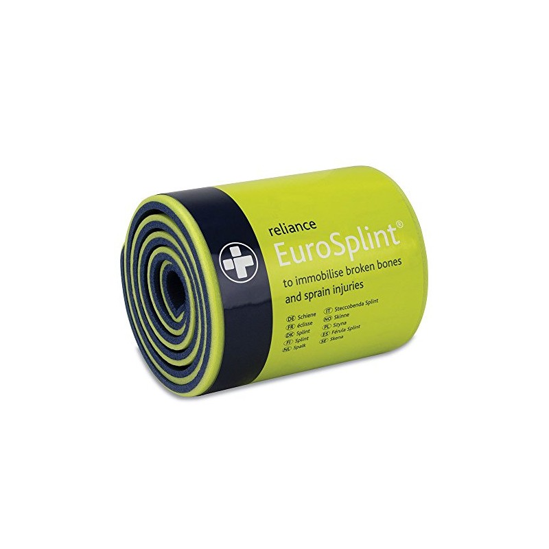 Reliance Medical EuroSplint - 110mm x 900mm - Green/Blue, Grey,748
