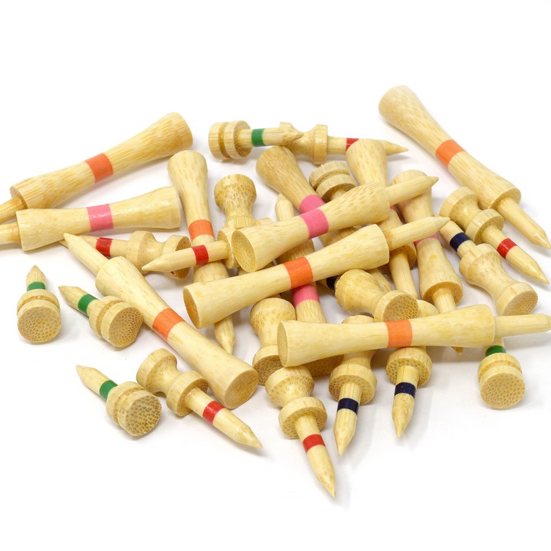 On Par Bamboo Golf Tees Mixed Size, 30 pieces, Strong,