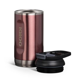 Igloo, 12 OZ Stainless Steel, Tumbler, Flip ‘n’ Sip, Flamingo
