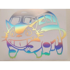 My Neighbor Totoro Cat Bus Sticker Vinyl Decal Great for Windows Waterproof Holo
