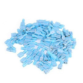 Conectores de terminales de pala, 100 piezas de nailon macho/hembra, impermeables, totalmente aislados, de desconexi¨®n r¨¢pida, kit de conectores de crimpado, kit de conectores de manija, otros accesorios interiores