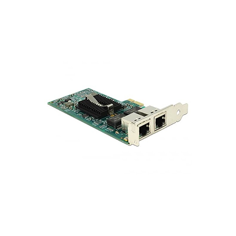 DeLock i82576 PCIe x1 Gigabit LAN 2x RJ45 + Low