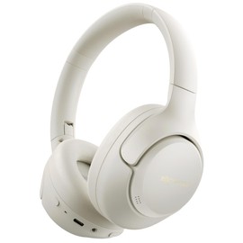 Boompods Orbit ANC - Over Ear Active Noise Cancelling Headphones - Lightweight Wireless Over-Ear Headphones with Microphone, Bluetooth Earphones, USB-C Charging, 18+ Hour Sound/Music Playtime, Sand