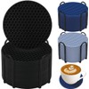 12PCS Posavasos para Mesa con Soporte Portavasos de Silicona Antideslizantes