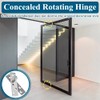 2 Sets Eccentric Pivot Hinge 360° Rotation Hinge Revolving Door