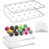 2Piece Lollipop Display Stand,Sturdy Acrylic Lollipop Stand with 15 Slots,Includes