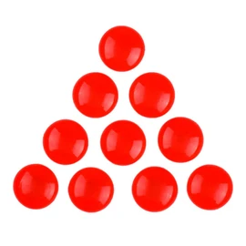 tooloflife 50PCS Red Magnets, Office Magnets Colourful Round Refrigerator and Whiteboard Magnets for Maps Decoration