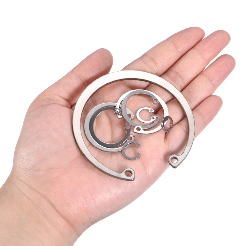 sourcing map 2Pcs 70mm Internal Retaining Ring Circlip, 304 Stainless