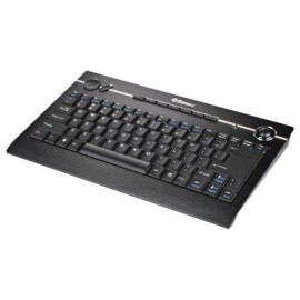 Enermax KB008W Black USB Wireless Aluminum Aurora Keyboard with Trackball Mouse