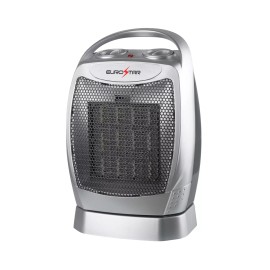 EUROSTAR HCH5409S Oscillating Ceramic Heater, Silver