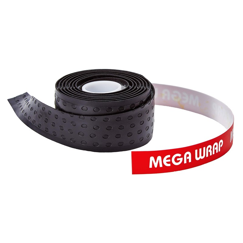 Tourna Grip Mega Wrap Tenis Grip de Repuesto, Negro
