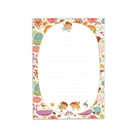 Letter Pad with Envelope for Kids Fairy Fairy Stationery Set for Girls (A5 Pad with 25 Sheets + 15 Envelopes)