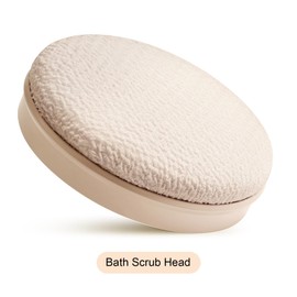 Oh,XIYU. Electric Body Brush Bath Brush Head - Bath Scrub Head, Chrysanth Pink